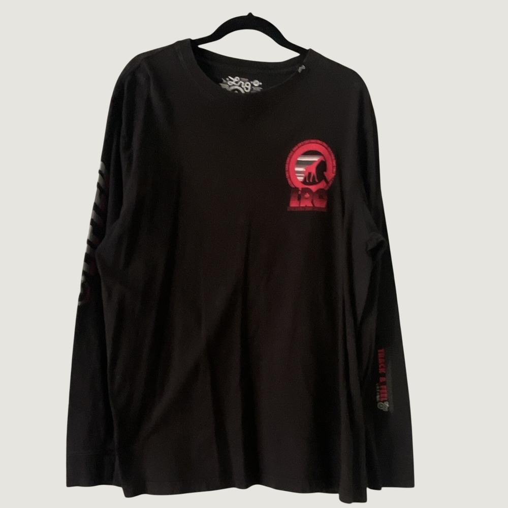 LRG (Lifted Research Group) Men's Black Long Sleeve T-Shirt